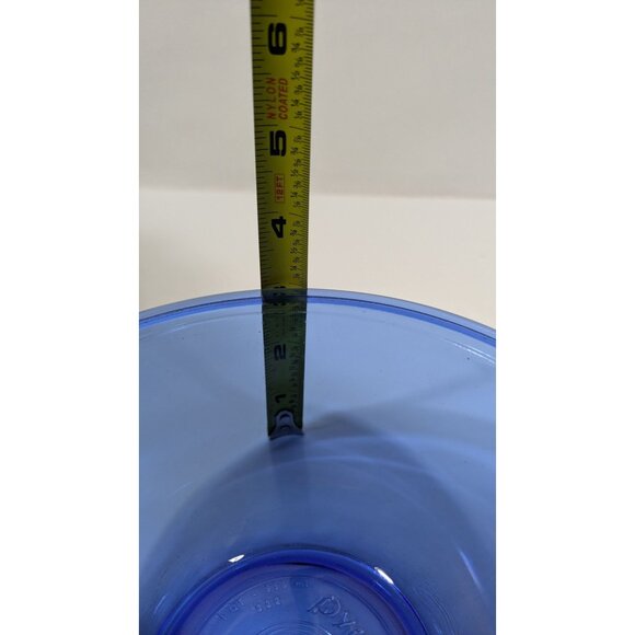 Blue Pyrex 1QT Mixing Bowl Glass Kitchenware - Picture 9 of 16